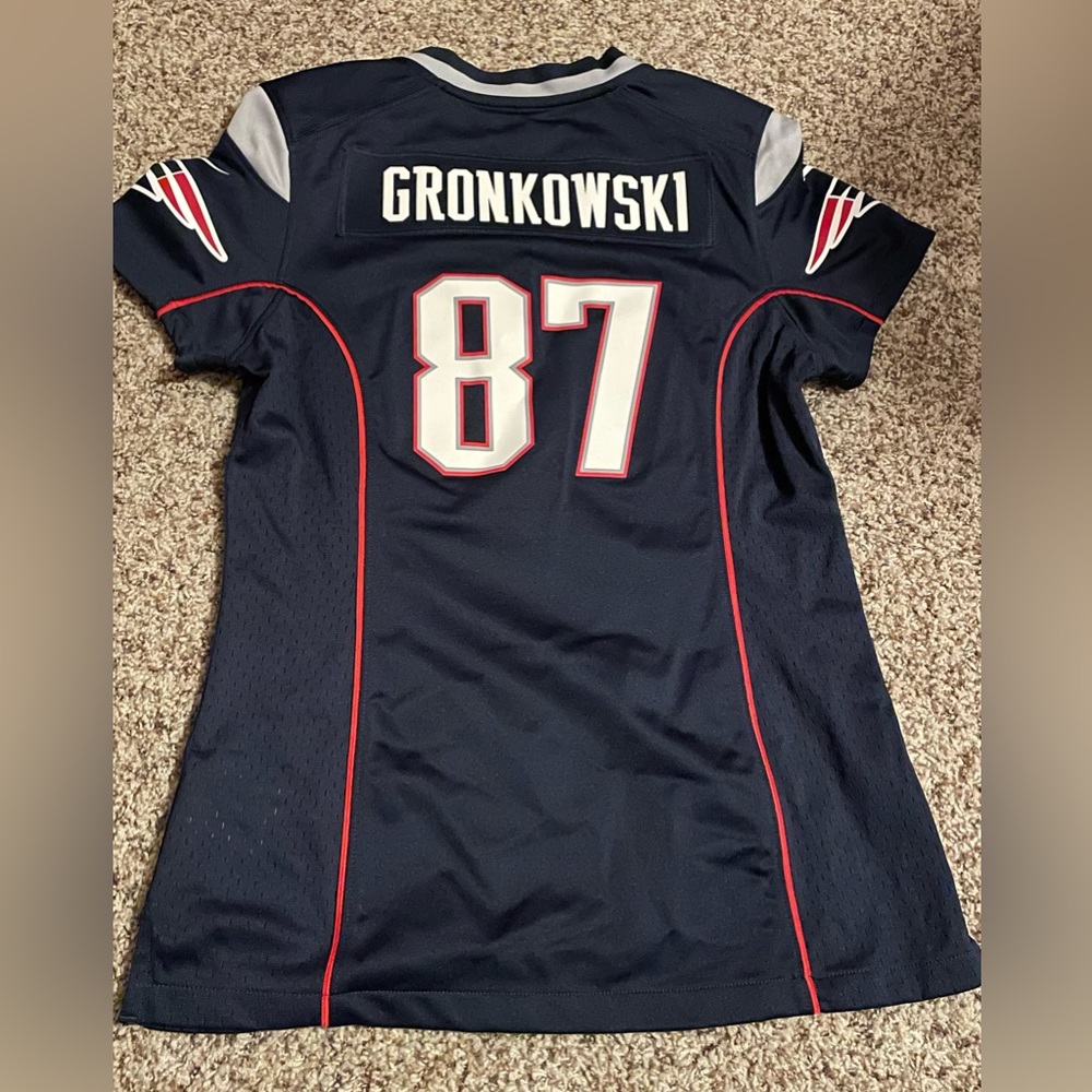 Nike New England Patriots Gronkowski #87 Ladies Jersey, Size Small NWOT - Picture 6 of 7